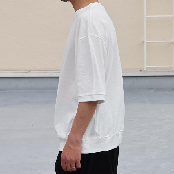 オーディエンス Audience ガゼット クルーネック ハーフスリーブ  Tシャツ ラフィー天竺 5.5オンス スウェットライク バルーン 和歌山 日本製 AUD6620 | Audience | 03