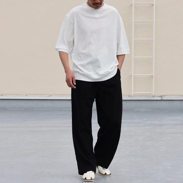 オーディエンス Audience ガゼット クルーネック ハーフスリーブ  Tシャツ ラフィー天竺 5.5オンス スウェットライク バルーン 和歌山 日本製 AUD6620 | Audience | 04