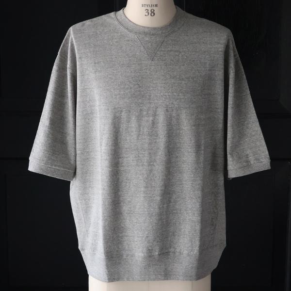 オーディエンス Audience ガゼット クルーネック ハーフスリーブ  Tシャツ ラフィー天竺 5.5オンス スウェットライク バルーン 和歌山 日本製 AUD6620 | Audience | 09