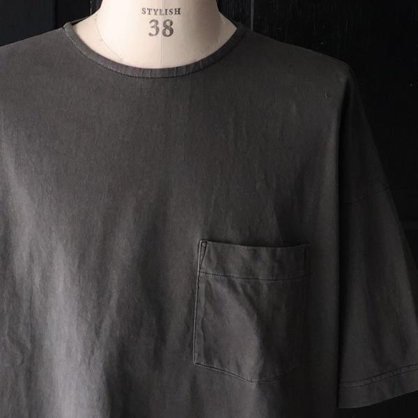 オーディエンス Audience ビッグ Tシャツ  ピグメント 米綿 USAコットン 胸ポケ付き サイドスリット ボクシーAライン 16/-天竺　8.45オンス AUD6626 | Audience | 11