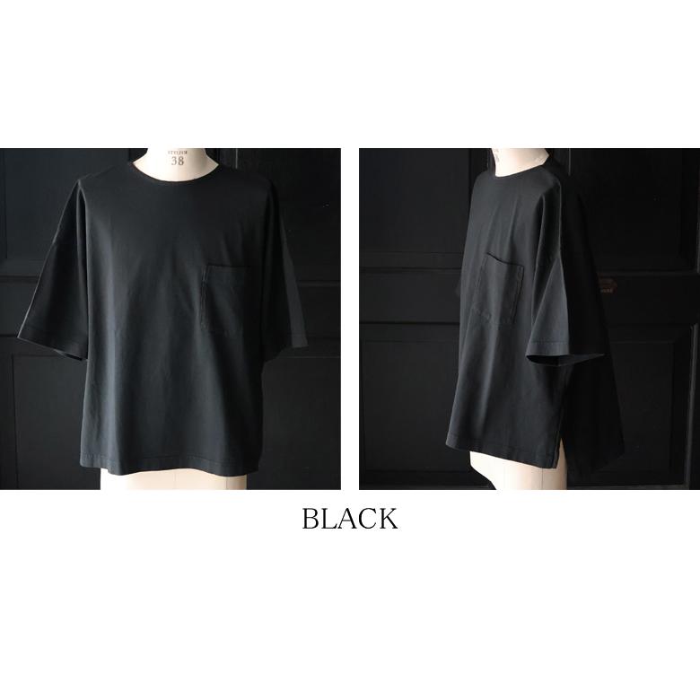 オーディエンス Audience ビッグ Tシャツ  ピグメント 米綿 USAコットン 胸ポケ付き サイドスリット ボクシーAライン 16/-天竺　8.45オンス AUD6626 | Audience | 19