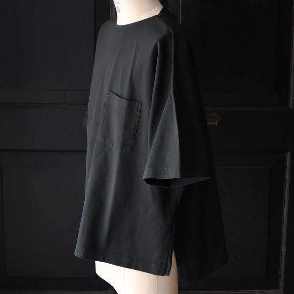 オーディエンス Audience ビッグ Tシャツ  ピグメント 米綿 USAコットン 胸ポケ付き サイドスリット ボクシーAライン 16/-天竺　8.45オンス AUD6626 | Audience | 07