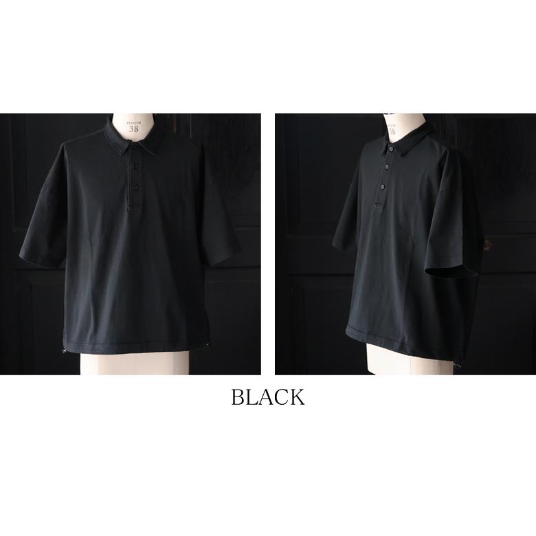 オーディエンス Audience ポロシャツ ピグメント 米綿 USAコットン ハーフスリーブ ドローコード バルーン 16/-天竺  8.45オンス  メンズ AUD6627 | Audience | 19