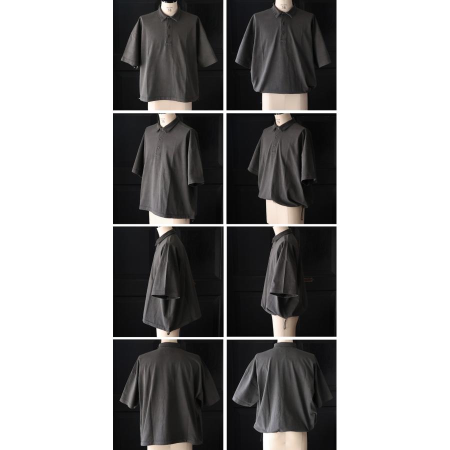 オーディエンス Audience ポロシャツ ピグメント 米綿 USAコットン ハーフスリーブ ドローコード バルーン 16/-天竺  8.45オンス  メンズ AUD6627 | Audience | 20