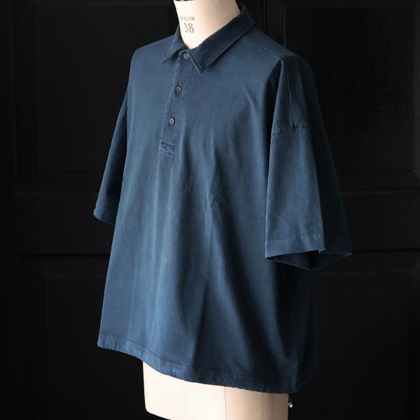 オーディエンス Audience ポロシャツ ピグメント 米綿 USAコットン ハーフスリーブ ドローコード バルーン 16/-天竺  8.45オンス  メンズ AUD6627 | Audience | 07