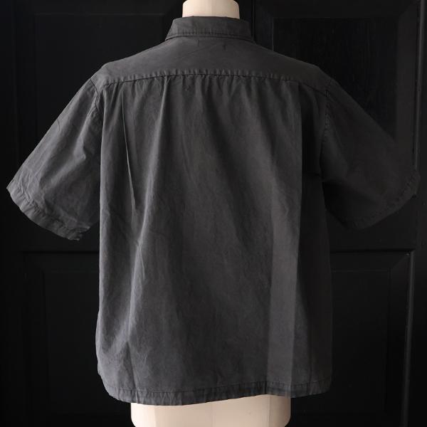 オーディエンス  Audience オープンカラー ハーフスリーブシャツ ピグメント 馬布 (ホースクロス) ドローコード バルーン  AUD6630 | Audience | 10