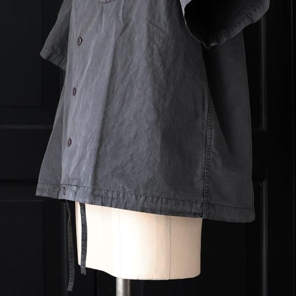 オーディエンス  Audience オープンカラー ハーフスリーブシャツ ピグメント 馬布 (ホースクロス) ドローコード バルーン  AUD6630 | Audience | 13