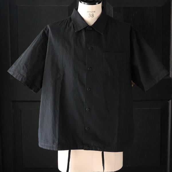 オーディエンス  Audience オープンカラー ハーフスリーブシャツ ピグメント 馬布 (ホースクロス) ドローコード バルーン  AUD6630 | Audience | 07