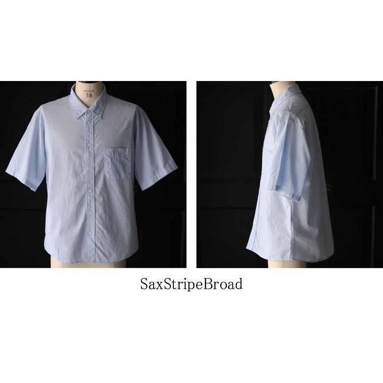 オーディエンス Audience ボタンダウン 半袖 テーパードシャツ ワンウォッシュ 日本製 AUD6637 | Audience | 16