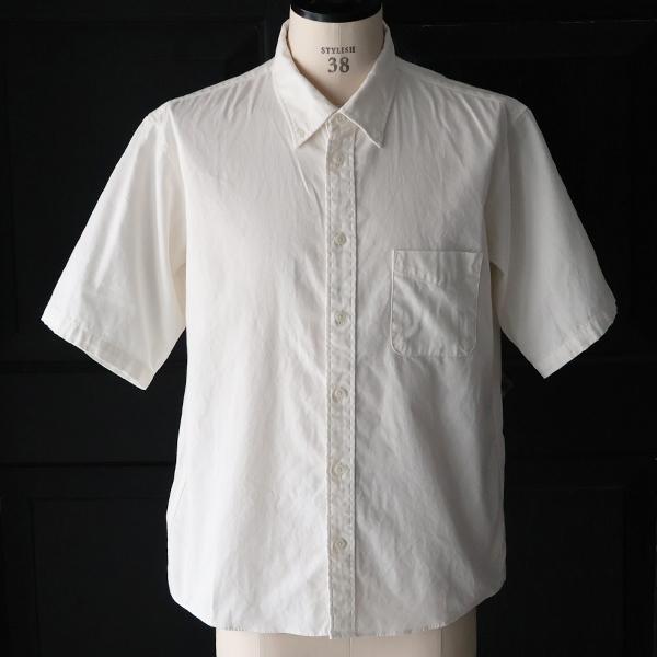 オーディエンス Audience ボタンダウン 半袖 テーパードシャツ ワンウォッシュ 日本製 AUD6637 | Audience | 04