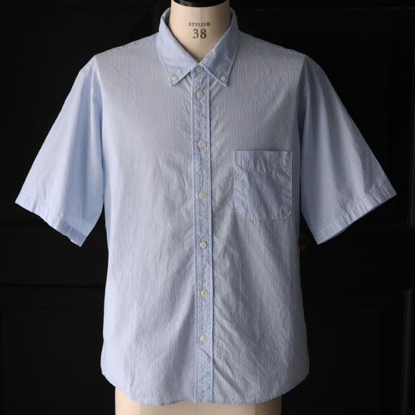 オーディエンス Audience ボタンダウン 半袖 テーパードシャツ ワンウォッシュ 日本製 AUD6637 | Audience | 06