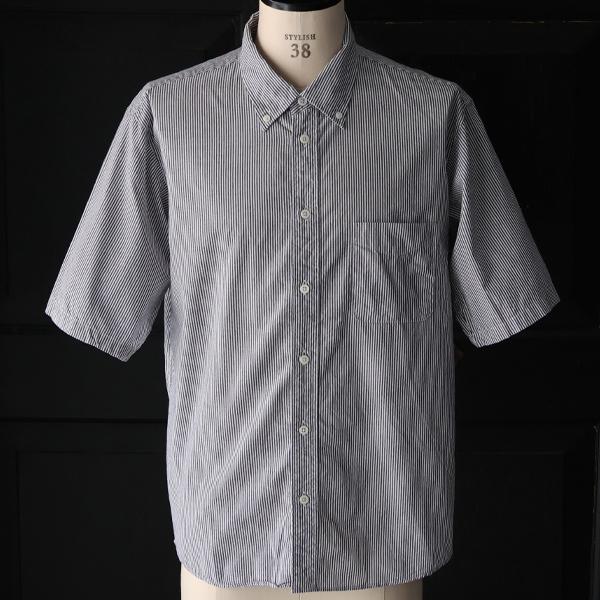 オーディエンス Audience ボタンダウン 半袖 テーパードシャツ ワンウォッシュ 日本製 AUD6637 | Audience | 07