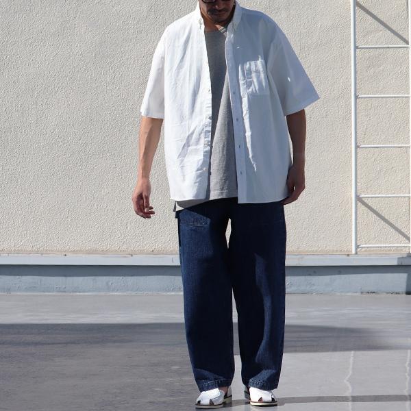 オーディエンス Audience ボタンダウンシャツ 播州織オックスフォード地 ボクシーAラインシルエット 日本製 メンズ AUD6640 | Audience | 10