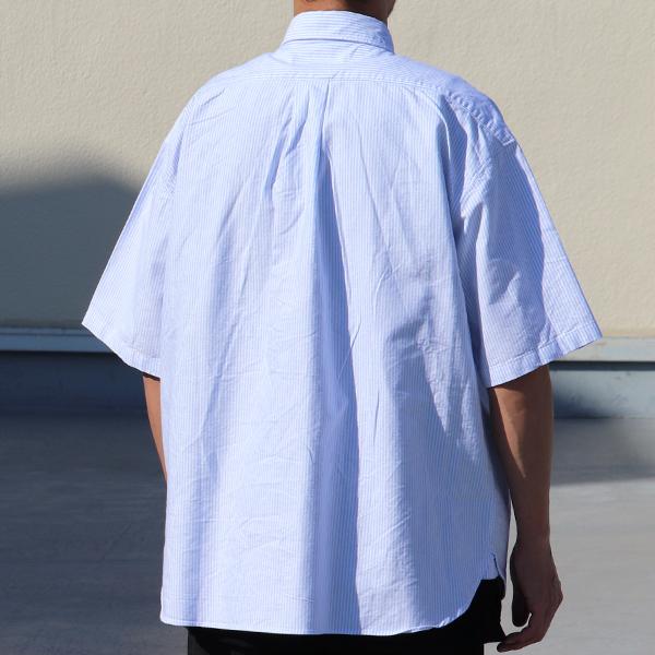 オーディエンス Audience ボタンダウンシャツ 播州織オックスフォード地 ボクシーAラインシルエット 日本製 メンズ AUD6640 | Audience | 04