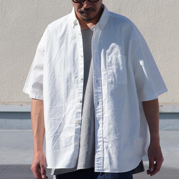 オーディエンス Audience ボタンダウンシャツ 播州織オックスフォード地 ボクシーAラインシルエット 日本製 メンズ AUD6640 | Audience | 06