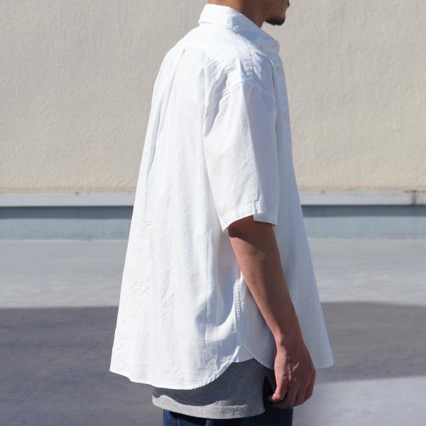 オーディエンス Audience ボタンダウンシャツ 播州織オックスフォード地 ボクシーAラインシルエット 日本製 メンズ AUD6640 | Audience | 09