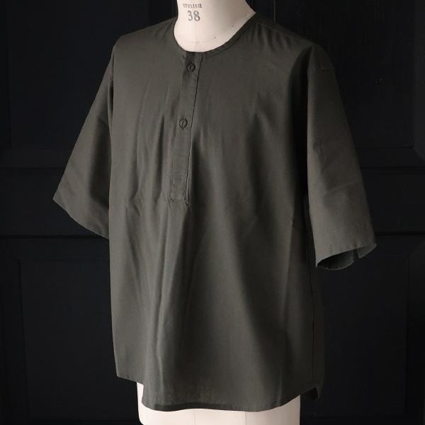 オーディエンス Audience スリーピング ヘンリー ハーフスリーブシャツ 綿麻ビンテージキャンバス AUD6641 | Audience | 11