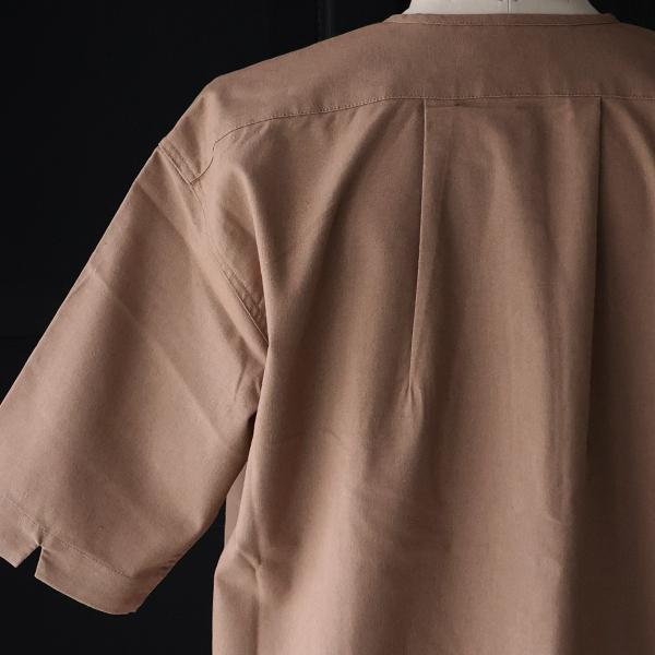 オーディエンス Audience スリーピング ヘンリー ハーフスリーブシャツ 綿麻ビンテージキャンバス AUD6641 | Audience | 14