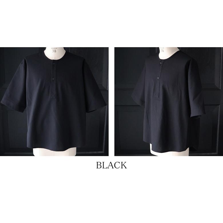 オーディエンス Audience スリーピング ヘンリー ハーフスリーブシャツ 綿麻ビンテージキャンバス AUD6641 | Audience | 19