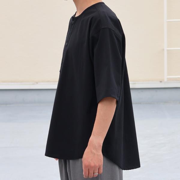 オーディエンス Audience スリーピング ヘンリー ハーフスリーブシャツ 綿麻ビンテージキャンバス AUD6641 | Audience | 02