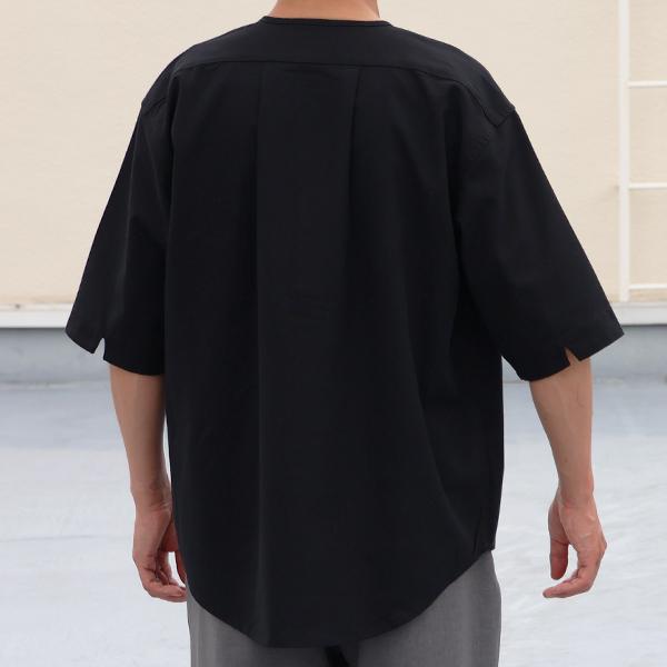 オーディエンス Audience スリーピング ヘンリー ハーフスリーブシャツ 綿麻ビンテージキャンバス AUD6641 | Audience | 03