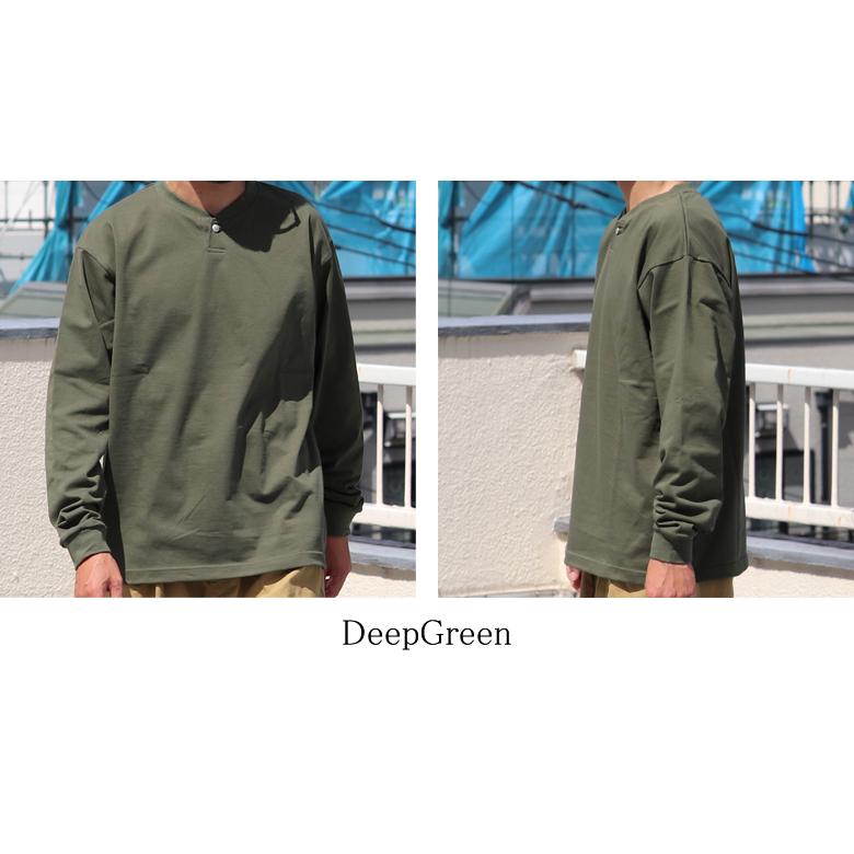 オーディエンス Audience コンチョボタンヘンリー 長袖Tee MVS天竺 VORTEX 8オンス 日本製 AUD6677 | Audience | 16