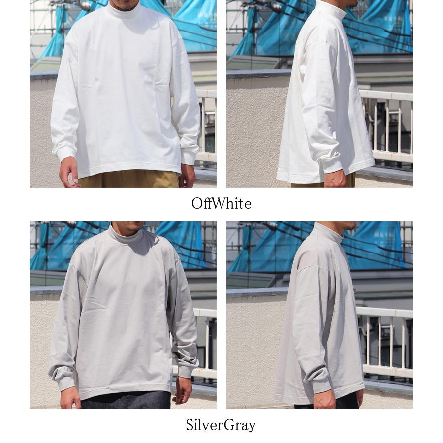 オーディエンス Audience モックネック バルーン 長袖Tee  MVS天竺 VORTEX 8オンス 日本製 AUD6678 | Audience | 15