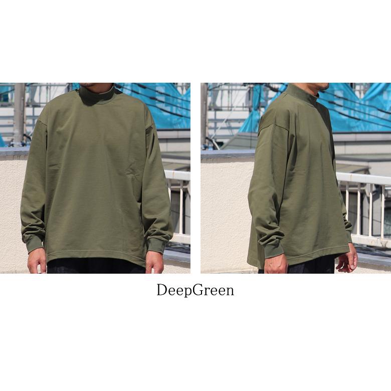 オーディエンス Audience モックネック バルーン 長袖Tee  MVS天竺 VORTEX 8オンス 日本製 AUD6678 | Audience | 17