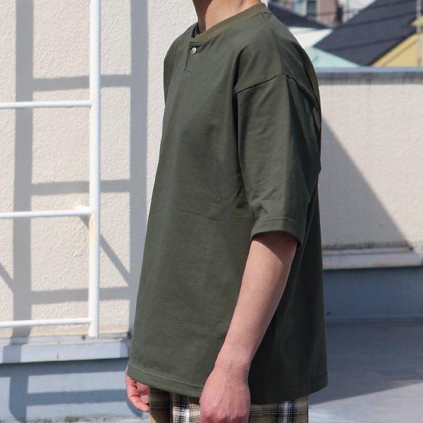 オーディエンス Audience コンチョボタンヘンリー ハーフスリーブ テーパードTシャツ MVS天竺 VORTEX8オンス 日本製 AUD6702 | Audience | 11