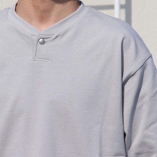 オーディエンス Audience コンチョボタンヘンリー ハーフスリーブ テーパードTシャツ MVS天竺 VORTEX8オンス 日本製 AUD6702 | Audience | 17