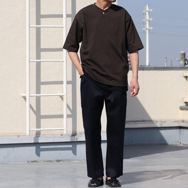 オーディエンス Audience コンチョボタンヘンリー ハーフスリーブ テーパードTシャツ MVS天竺 VORTEX8オンス 日本製 AUD6702 | Audience | 08