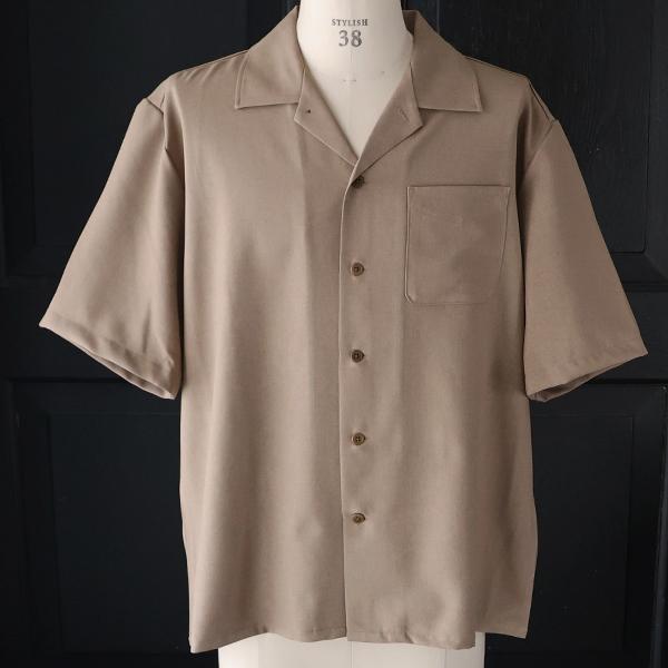 オーディエンス Audience オープンカラー ハーフスリ ーブシャツ NaturemierTM ナチュレミア TECH リネンライクトロワッシャー 日本製 AUD6713 | Audience | 06