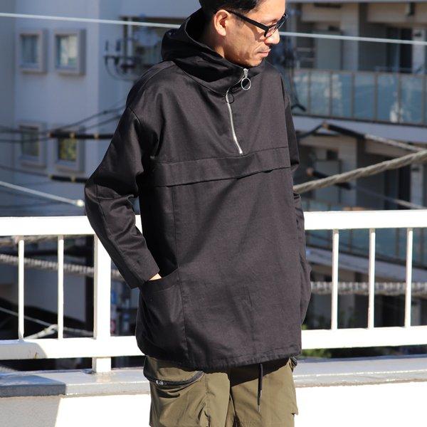 オーディエンス Audience アノラックハーフZIPパーカー ガーデニングツールポケット グロッシーツイル 日本製 メンズ AUD7006 | Audience | 12