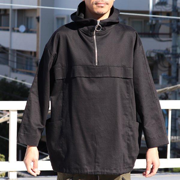 オーディエンス Audience アノラックハーフZIPパーカー ガーデニングツールポケット グロッシーツイル 日本製 メンズ AUD7006 | Audience | 13