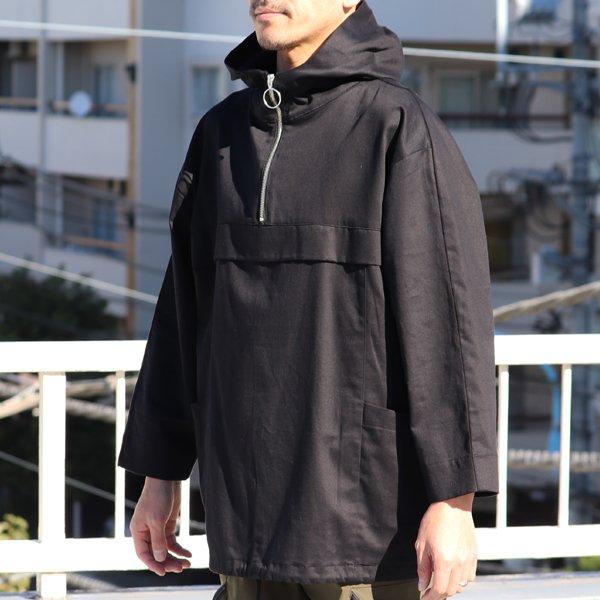 オーディエンス Audience アノラックハーフZIPパーカー ガーデニングツールポケット グロッシーツイル 日本製 メンズ AUD7006 | Audience | 14