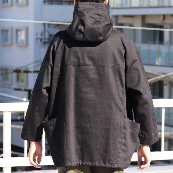 オーディエンス Audience アノラックハーフZIPパーカー ガーデニングツールポケット グロッシーツイル 日本製 メンズ AUD7006 | Audience | 16