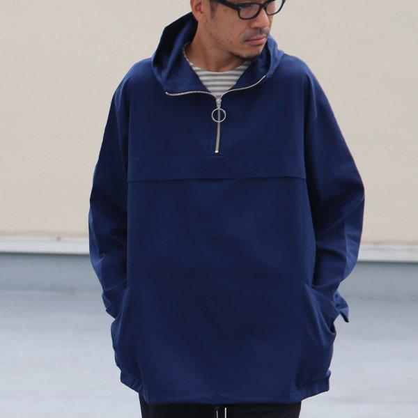 オーディエンス Audience アノラックハーフZIPパーカー ガーデニングツールポケット グロッシーツイル 日本製 メンズ AUD7006 | Audience | 02