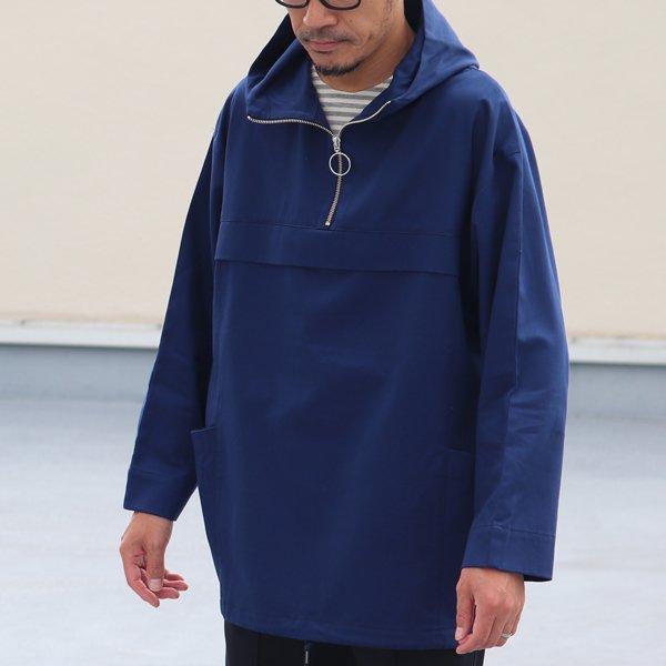 オーディエンス Audience アノラックハーフZIPパーカー ガーデニングツールポケット グロッシーツイル 日本製 メンズ AUD7006 | Audience | 03