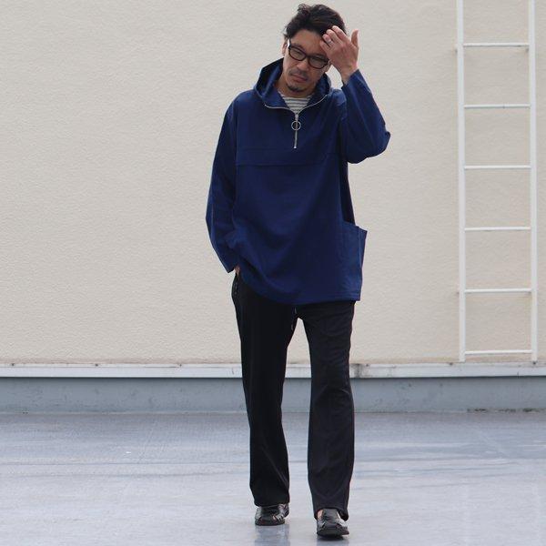 オーディエンス Audience アノラックハーフZIPパーカー ガーデニングツールポケット グロッシーツイル 日本製 メンズ AUD7006 | Audience | 04