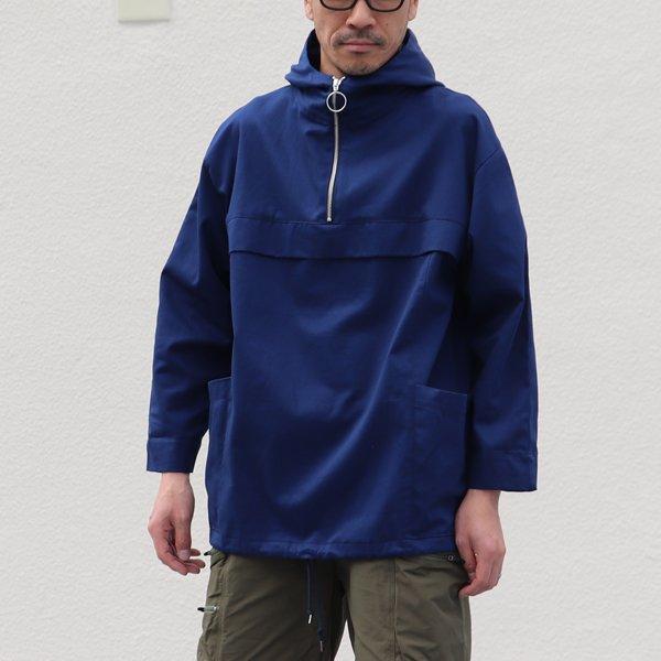 オーディエンス Audience アノラックハーフZIPパーカー ガーデニングツールポケット グロッシーツイル 日本製 メンズ AUD7006 | Audience | 05