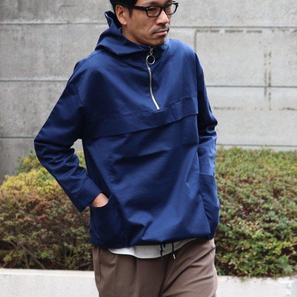 オーディエンス Audience アノラックハーフZIPパーカー ガーデニングツールポケット グロッシーツイル 日本製 メンズ AUD7006 | Audience | 06