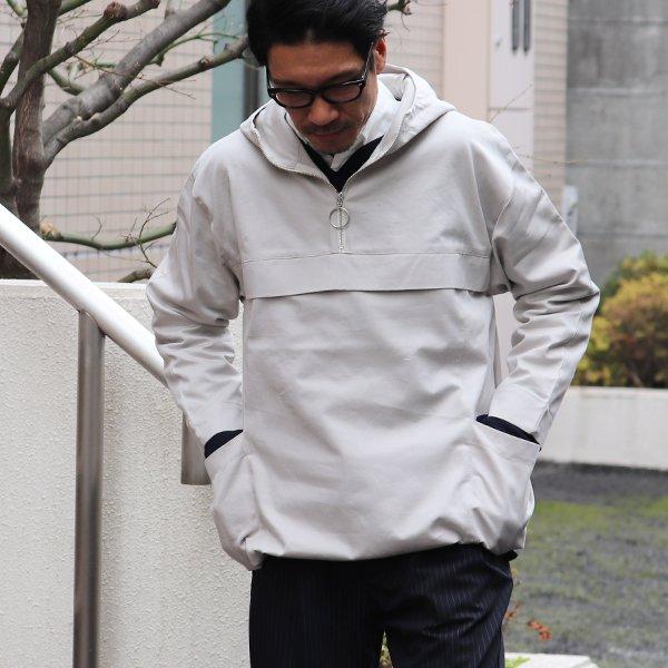 オーディエンス Audience アノラックハーフZIPパーカー ガーデニングツールポケット グロッシーツイル 日本製 メンズ AUD7006 | Audience | 07