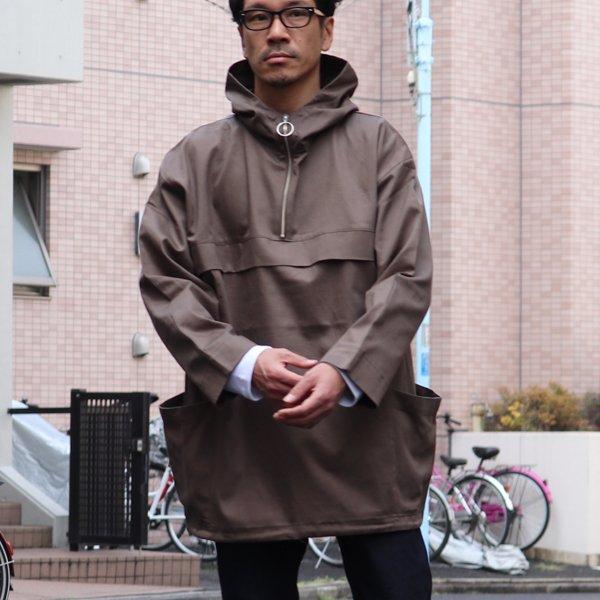 オーディエンス Audience アノラックハーフZIPパーカー ガーデニングツールポケット グロッシーツイル 日本製 メンズ AUD7006 | Audience | 09