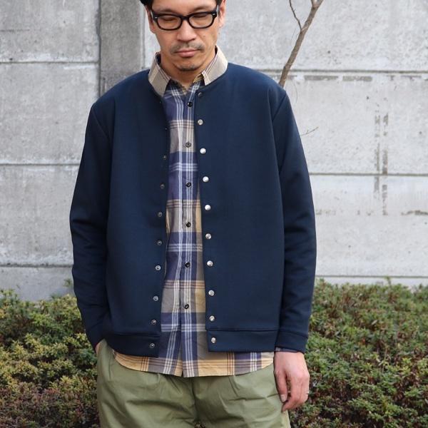 オーディエンス Audience ノーカラースナップジャケット ライトダンボール 日本製 | Audience | 05