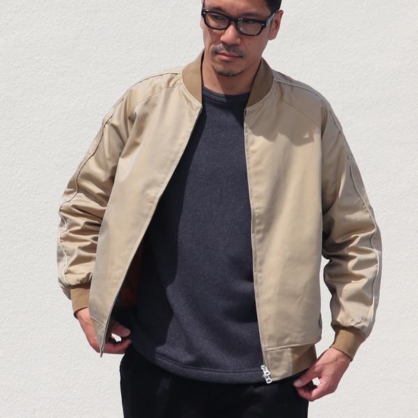 【RE PRICE/価格改定】玉虫ギャバ ラグラン スカA1ブルゾン【MADE IN JAPAN】『日本製』/ Upscape Audience [AUD7017] |  | 01