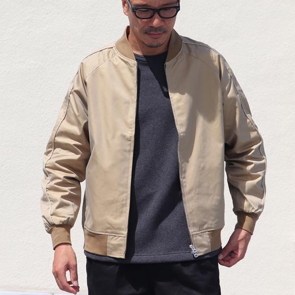 【RE PRICE/価格改定】玉虫ギャバ ラグラン スカA1ブルゾン【MADE IN JAPAN】『日本製』/ Upscape Audience [AUD7017] |  | 02