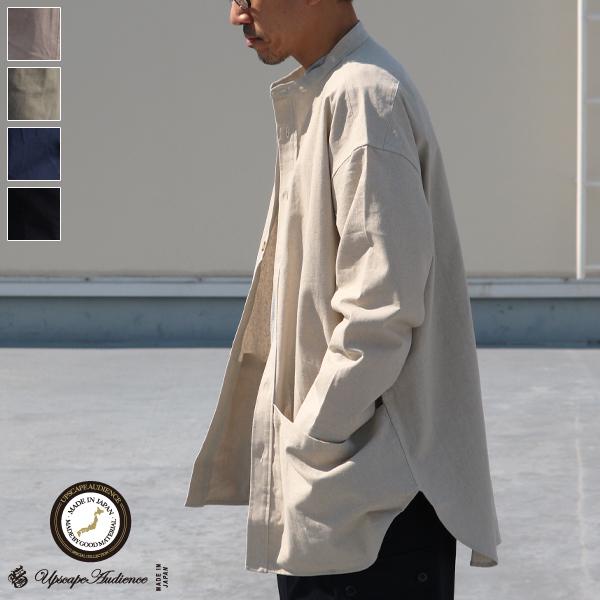 オーディエンス Audience ガーデニングコート 綿麻ビンテージソフトキャンバス 日本製 AUD7086