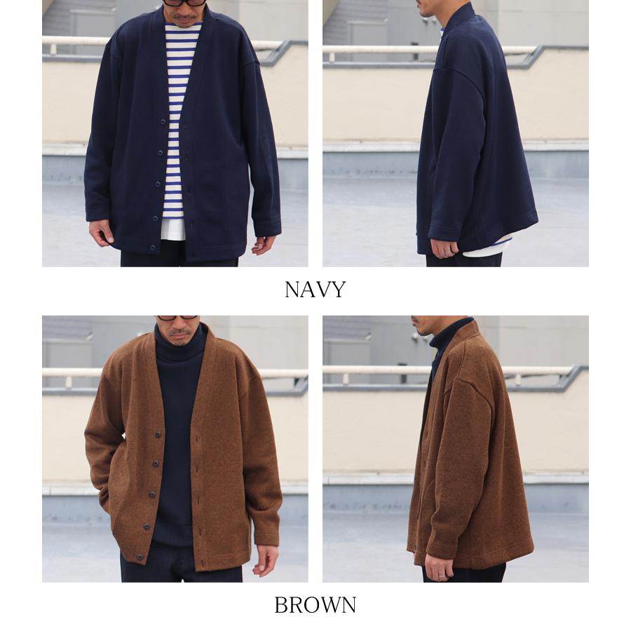 オーディエンス Audience カーディガン長袖 3XLサイズ メランジ セーターフリース 日本製 | Audience | 19