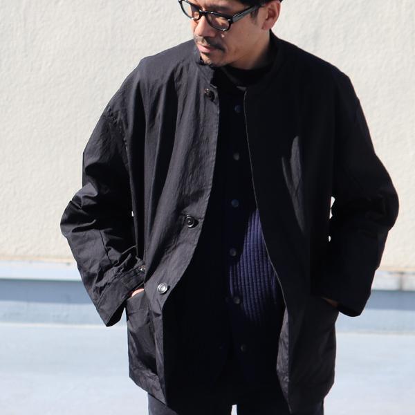 Audience / グリストーンWミリタリースタンドジャケット - navy Audience オーディエンス ミリタリースタンドジャケット グリ