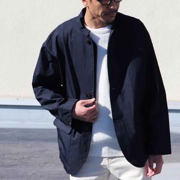 オーディエンス Audience ミリタリースタンドジャケット グリストーンW 綿ナイロン高密度ギャバ 日本製 | Audience | 17